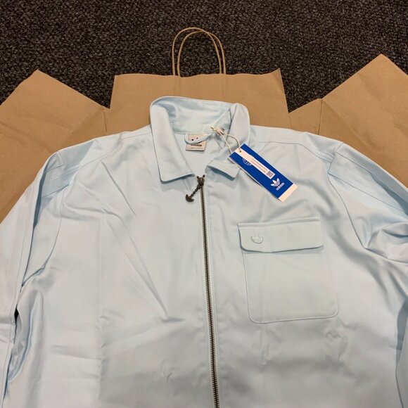 NWT Adidas Originals Adicolor Long Shirt / Dress Size L Blue - Picture 11 of 15